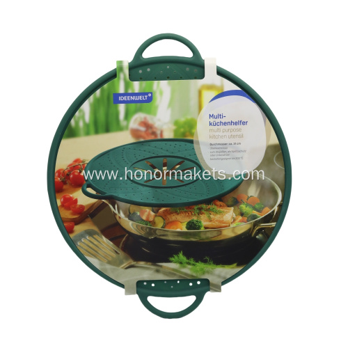 Silicone cover lid splatter guards